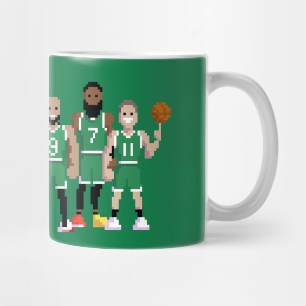 8bit Boston Basketball Squad by boothy